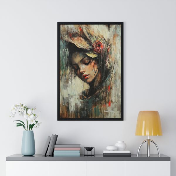 Framed Art Poster, Beautiful Abstract Woman Portrait, Home Decor, Gift for Her, Wall Art, Modern Wall Decor - Image 8