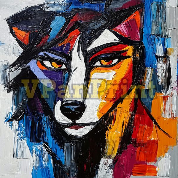 Best 20 Abstract Expressionist Wolf Art - Image 6
