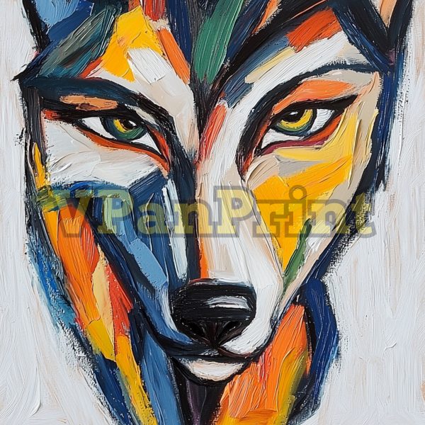 Best 20 Abstract Expressionist Wolf Art - Image 15