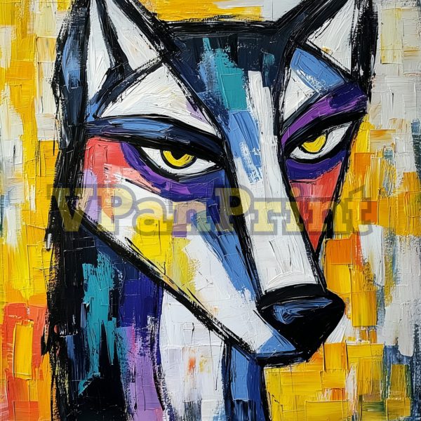 Best 20 Abstract Expressionist Wolf Art - Image 16