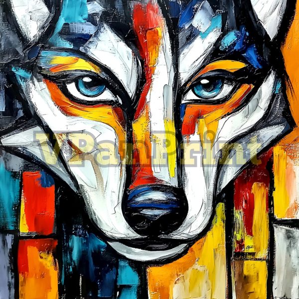 Best 20 Abstract Expressionist Wolf Art - Image 18
