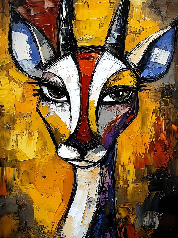 Epic 20 Antelope Abstract Art Paintings - Image 7