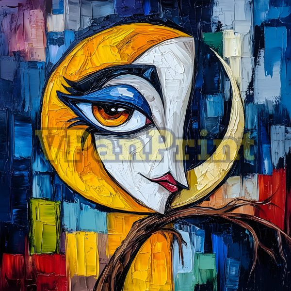 Best 20 Cyclopean Owl Art Paintings Bundle - Image 4