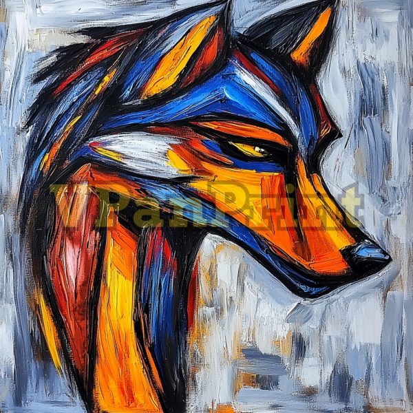 Best 20 Abstract Expressionist Wolf Art - Image 20