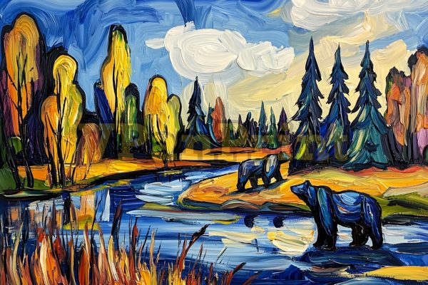 Powerful Bear River Art Prints Collection