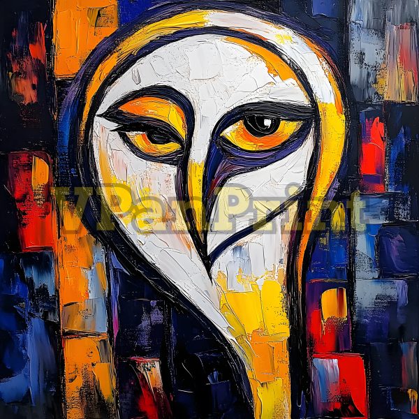 Best 20 Cyclopean Owl Art Paintings Bundle - Image 6