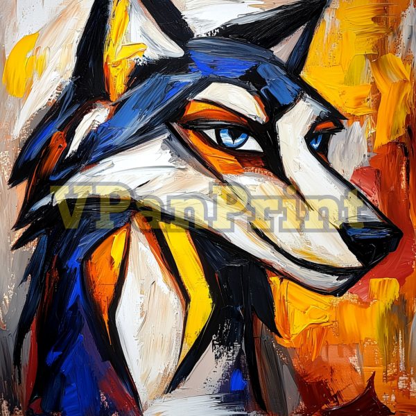 The Best Abstract Expressionist Wolf Paintings.