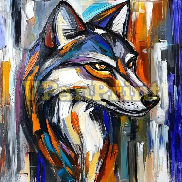 Best 20 Abstract Expressionist Wolf Art - Image 3