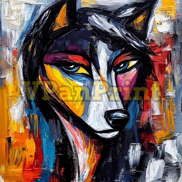 Best 20 Abstract Expressionist Wolf Art - Image 4