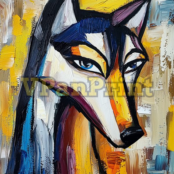 Best 20 Abstract Expressionist Wolf Art - Image 7
