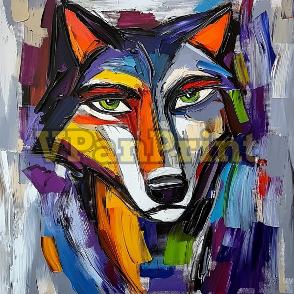 Best 20 Abstract Expressionist Wolf Art - Image 5