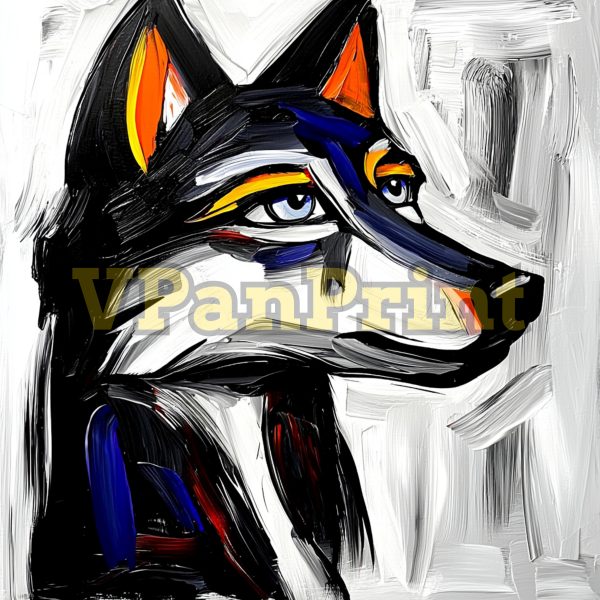 Best 20 Abstract Expressionist Wolf Art - Image 8