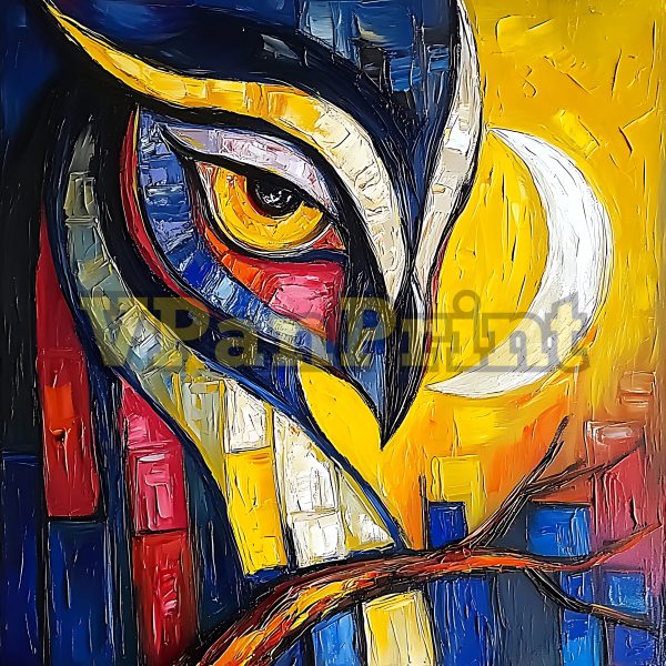 Best 20 Cyclopean Owl Art Paintings Bundle - Image 14