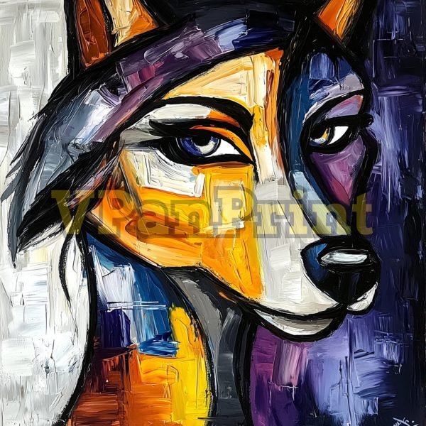 The Best Abstract Expressionist Wolf Art Paintings.