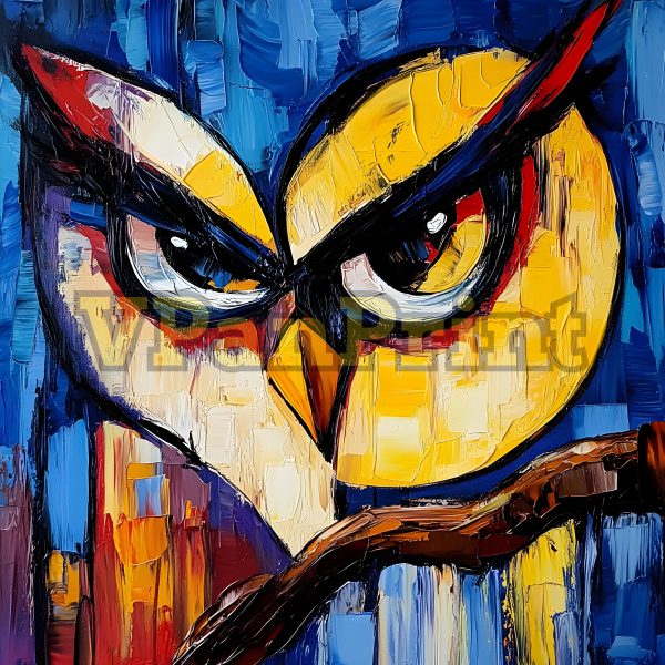 Best 20 Cyclopean Owl Art Paintings Bundle - Image 15