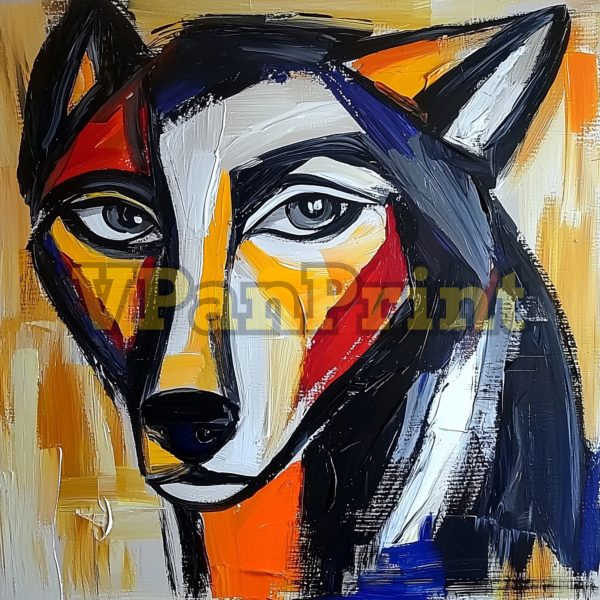 Best 20 Abstract Expressionist Wolf Art - Image 11