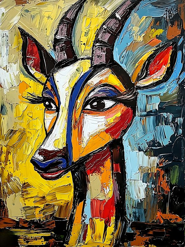Epic 20 Antelope Abstract Art Paintings - Image 2