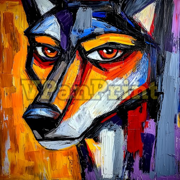 Best 20 Abstract Expressionist Wolf Art - Image 13
