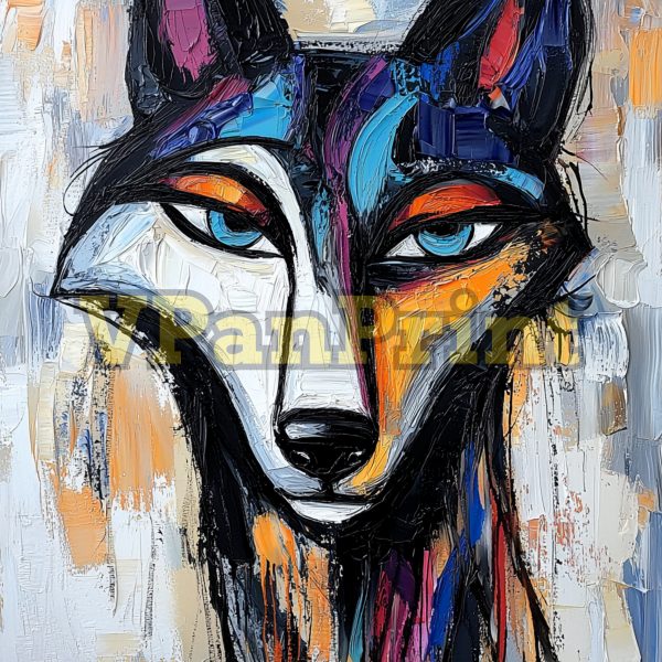 Best 20 Abstract Expressionist Wolf Art - Image 14
