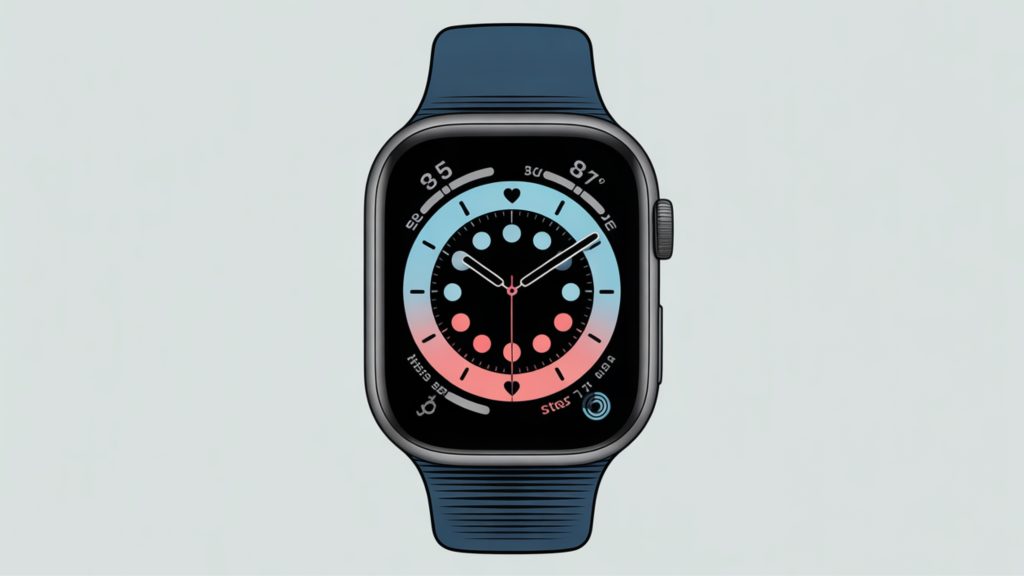 Smartwatch tracking heart rate variability and stress levels for biofeedback stress management technique.