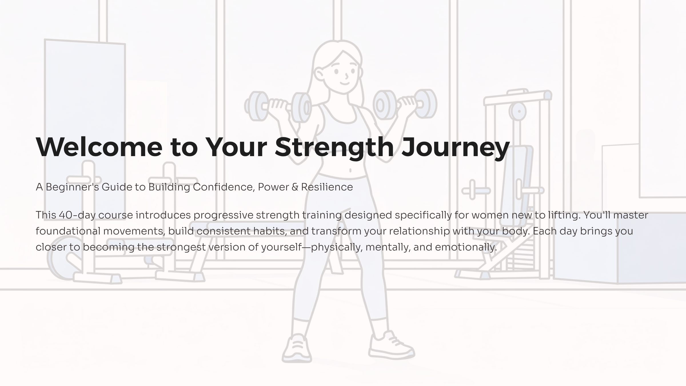 1_Welcome-to-Your-Strength-Journey Women's Strength Training Starter PDF Guide - Image 2