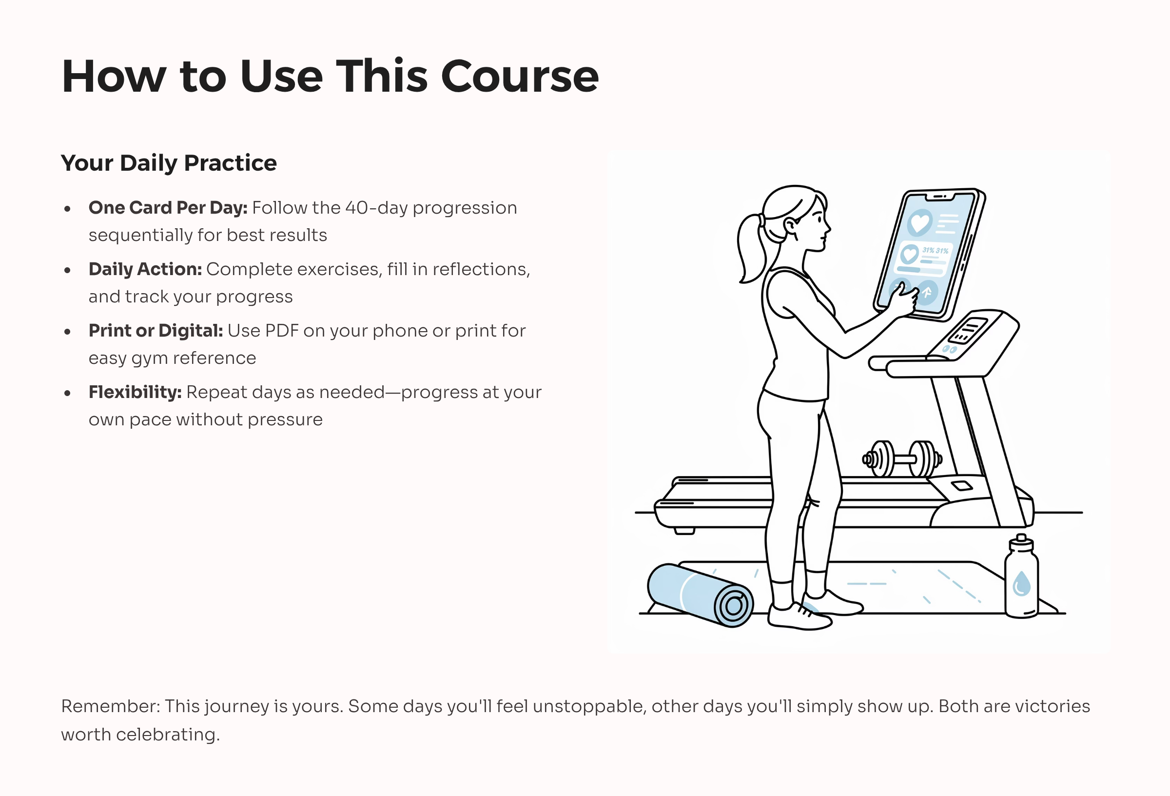 2_How-to-Use-This-Course Women's Strength Training Starter PDF Guide - Image 3