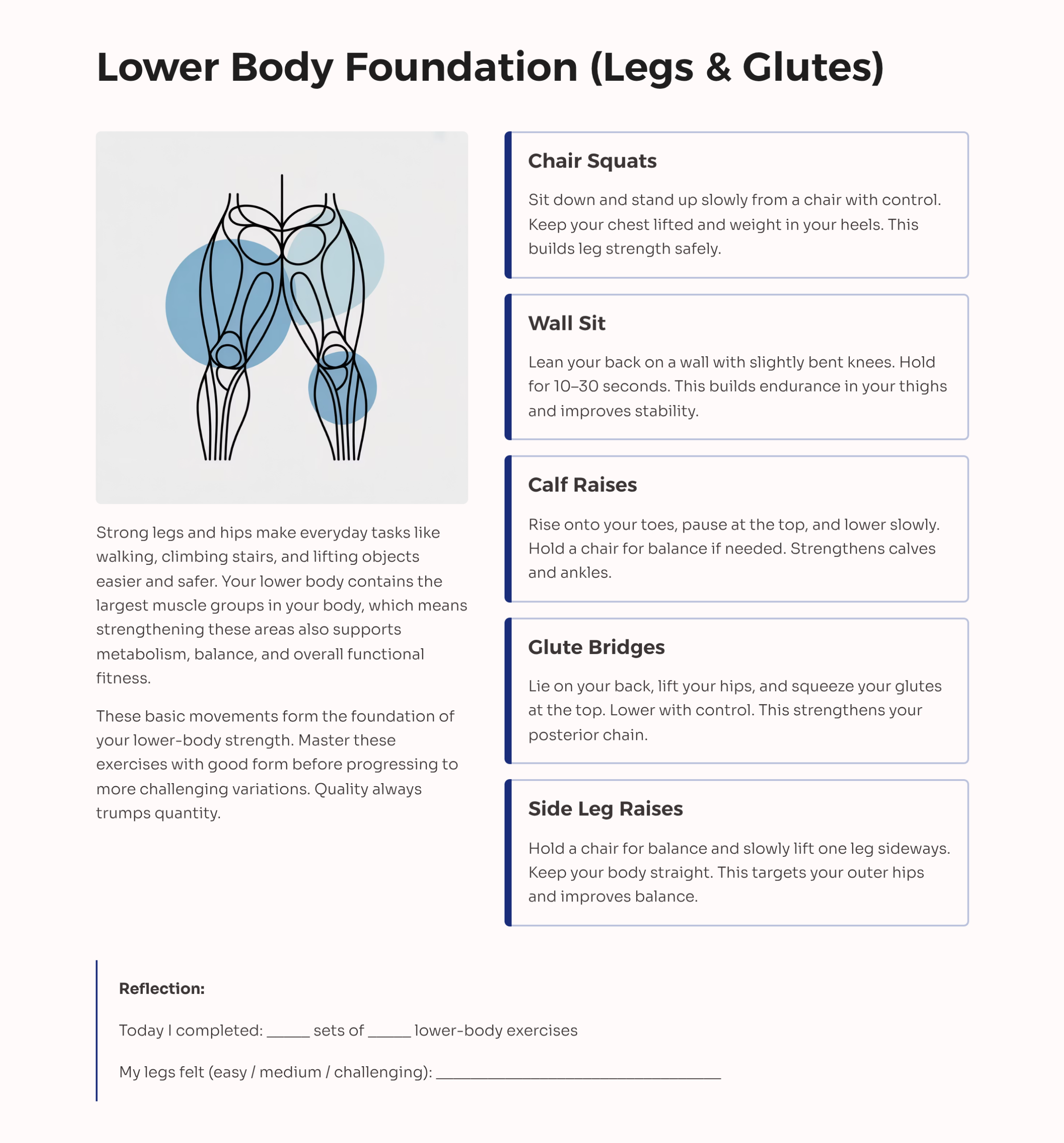 5_Lower-Body-Foundation-Legs-and-Glutes Beginner Workout Plan For Home PDF Guide - Image 6