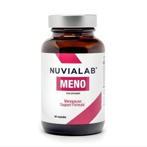 NuviaLab Meno menopause support formula with natural ingredients for hot flashes, mood balance, sleep and energy