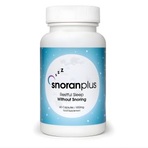 Snoran Plus anti snoring capsules for natural snore relief and clearer nighttime breathing support