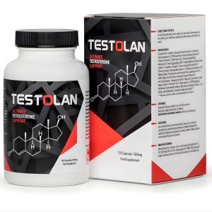 Testolan Booster testosterone support capsules with fenugreek, tribulus, maca and D aspartic acid for male vitality