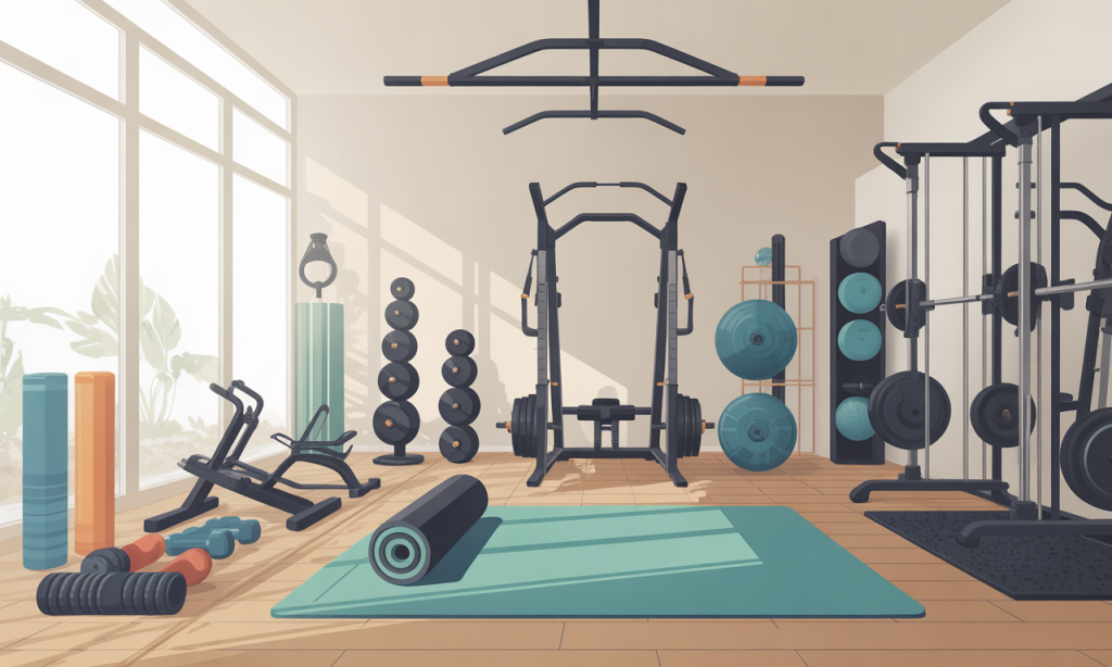 Joint-friendly training equipment including resistance bands and adjustable weights for building muscle after 40 safely at home