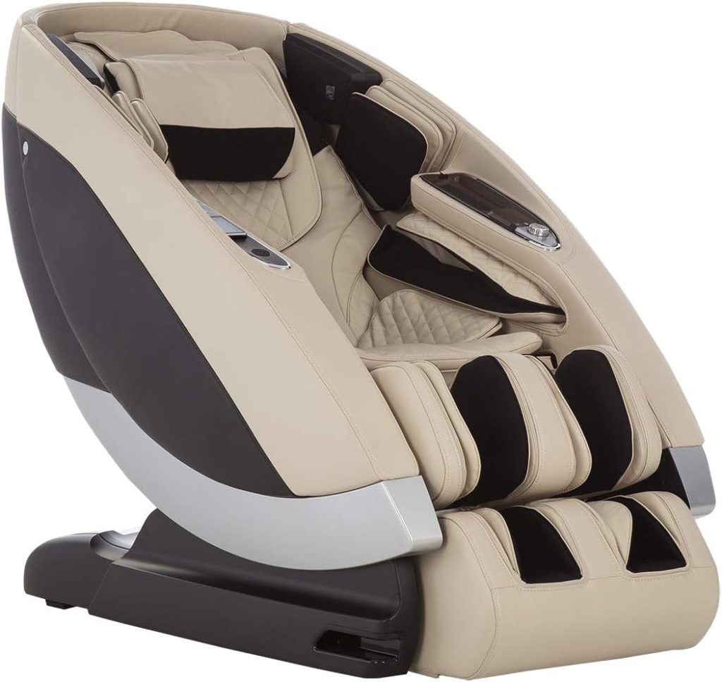 Best Premium Massage Chairs Best massage chairs for home office workers 2026 — dark ergonomic massage chair in a modern work-from-home setup